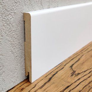 Плинтус Kluchuk Mdf Білий Прямий Ral 9003 MDF-М100