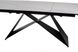 Керамічний стіл Бруно Vetro Mebel TML-880 білий мармур + чорний - TML-880