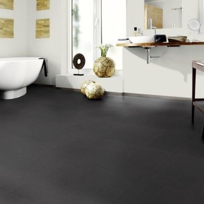 Вінілова підлога Wineo 800 DB Tile Solid Solid Black DB00103-3