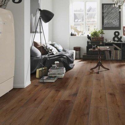 Биопол Wineo Purline 1000 PLC Wood ХL Rustic Oak Coffee PLC316R