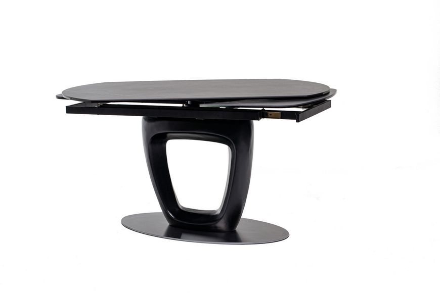 Керамічний стіл Vetro Mebel TML-825 неро маркіна + чорний