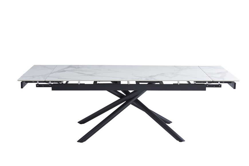 Керамический стол TML-819 вайт клауд + чорний