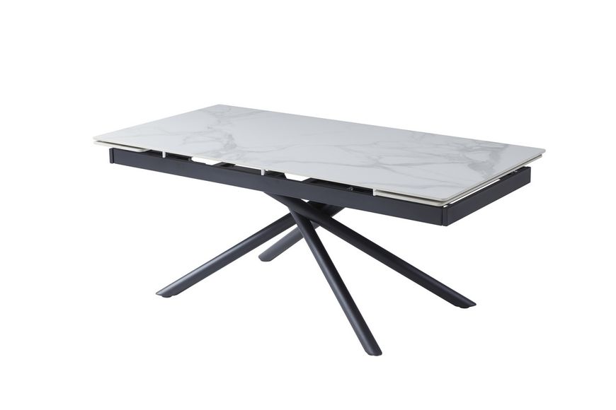 Керамический стол TML-819 вайт клауд + чорний