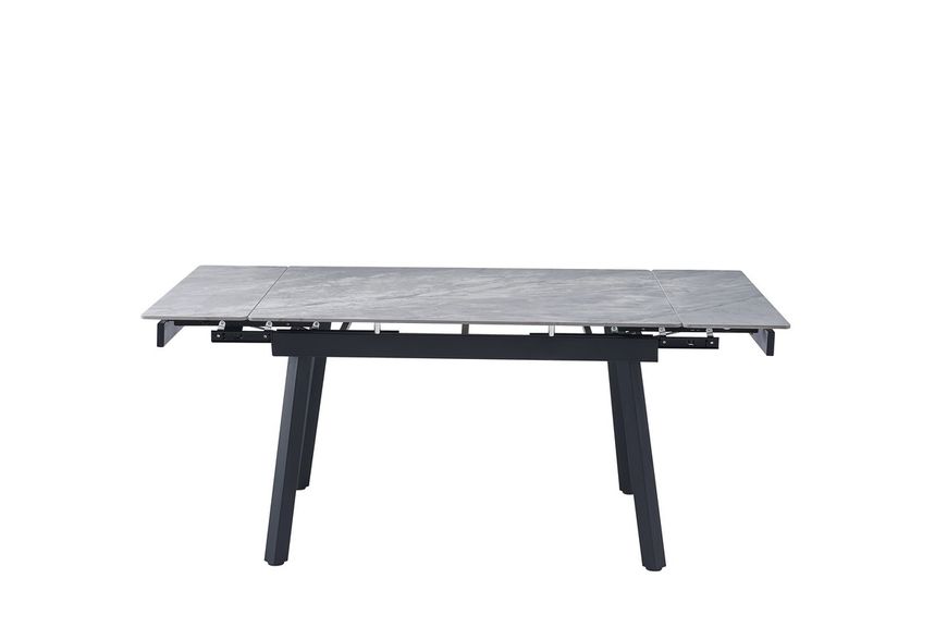 Керамічний стіл Vetro Mebel TM-88-1 вайт клауд + чорний