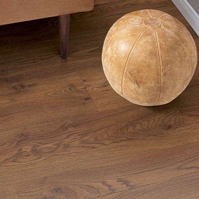 Вінілова підлога Egger Design+ Large Plank 7,5 mm Дуб Престон темний EPD009