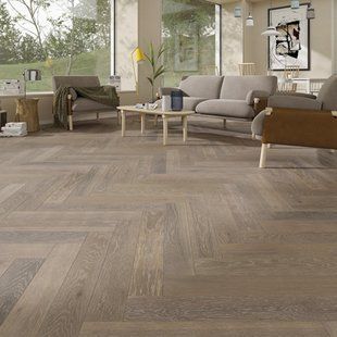 Паркетна дошка Weitzer Parkett Herringbone 90&deg; WP 475 Oak Colorado Diamond ice 63661