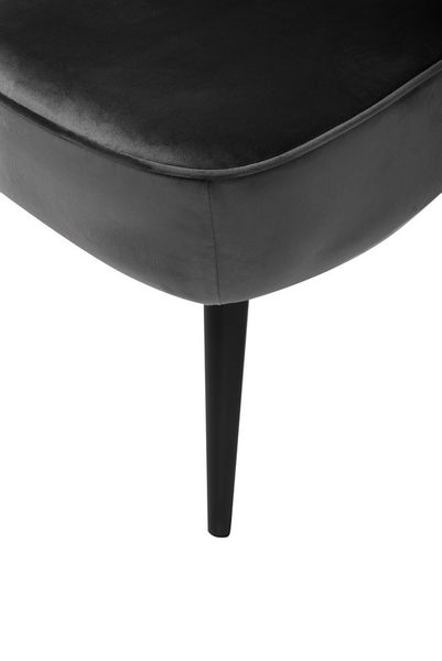 Крісло "Фабіо" сірий + чорний