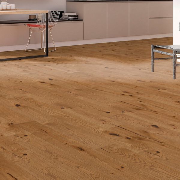 Паркетна дошка Weitzer parkett (Plank 1800) Дуб Mandel 62617