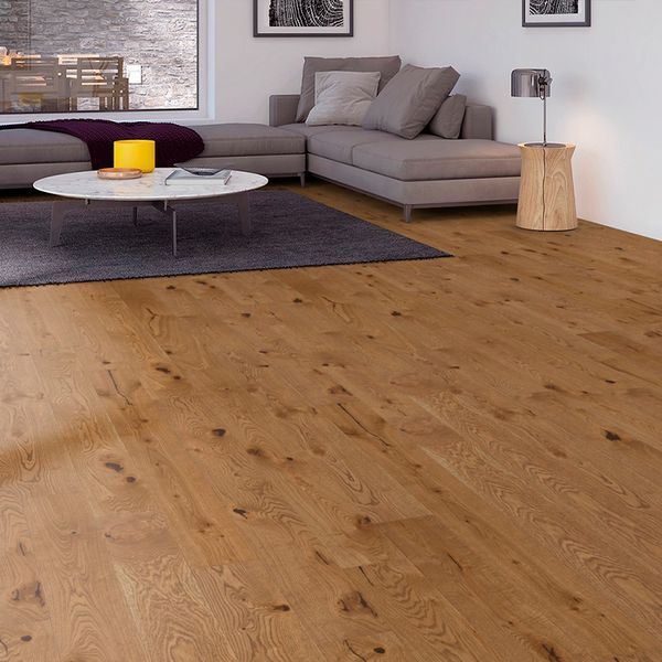 Паркетна дошка Weitzer parkett (Plank 1800) Дуб Mandel 62617