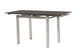 Обеденный стол Vetro Mebel T-231-8 темно-коричневый - T-231-8