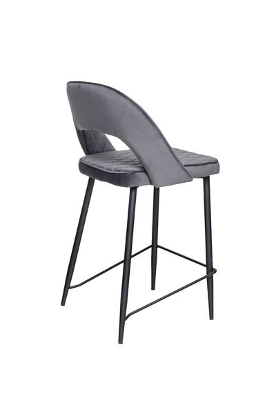 Полубарный стул B-125 серый