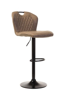 Барний стілець Vetro Mebel В-102 бренді + чорний
