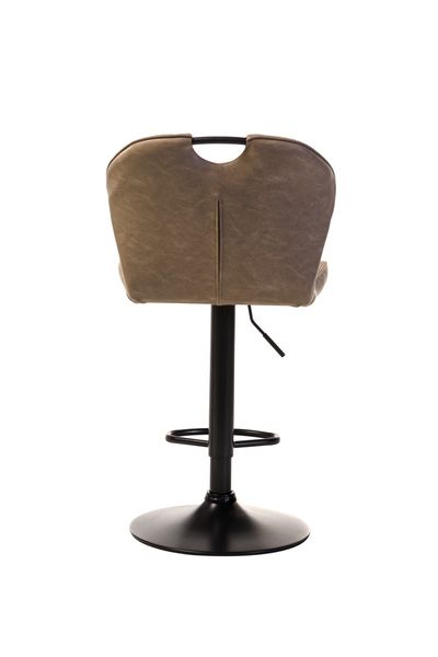 Барний стілець Vetro Mebel В-102 бренді + чорний