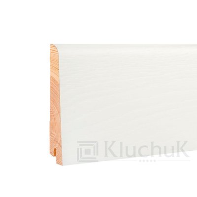 Плінтус Kluchuk White Plinth Євро KLW-05
