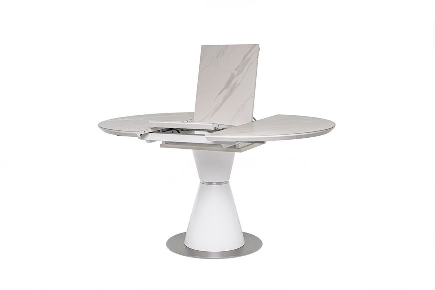 Керамический стол TML-851 белый мрамор