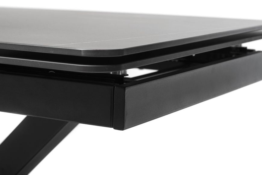 Керамічний стіл Vetro Mebel TML-817 чорний онікс + чорний
